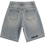 Distressed Denim Jorts