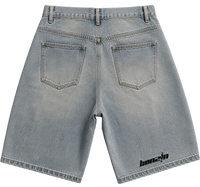 Distressed Denim Jorts